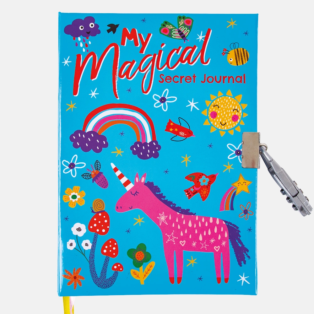 SECRET DIARY,Magical Forest Hardback, 148 page & Padlock