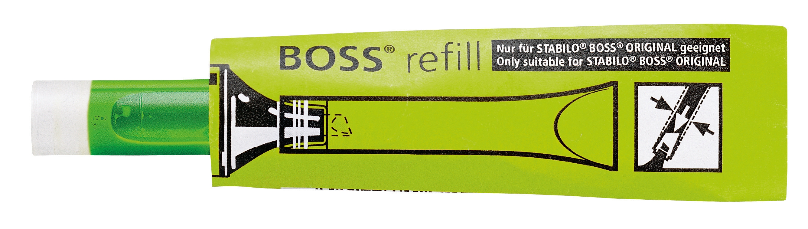REFILL, STABILO BOSS ORIGINAL Green [Packs Only]