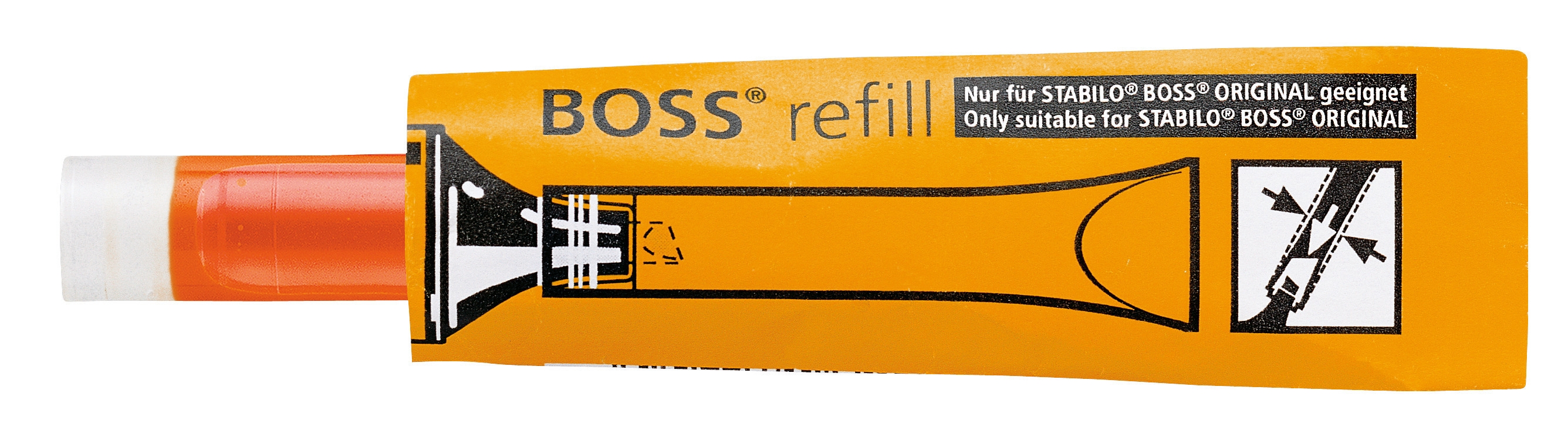 REFILL, STABILO BOSS ORIGINAL Orange [Packs Only]