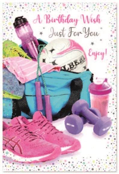 BIRTHDAY CARDS,6`s Gym Bag