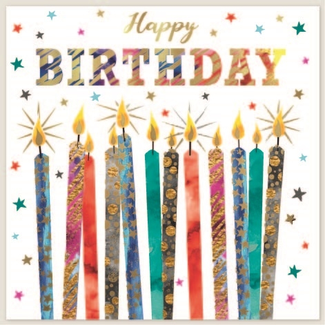 BIRTHDAY CARDS,6`s Candles