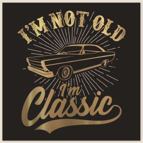 BIRTHDAY CARDS,6`s Classic Car