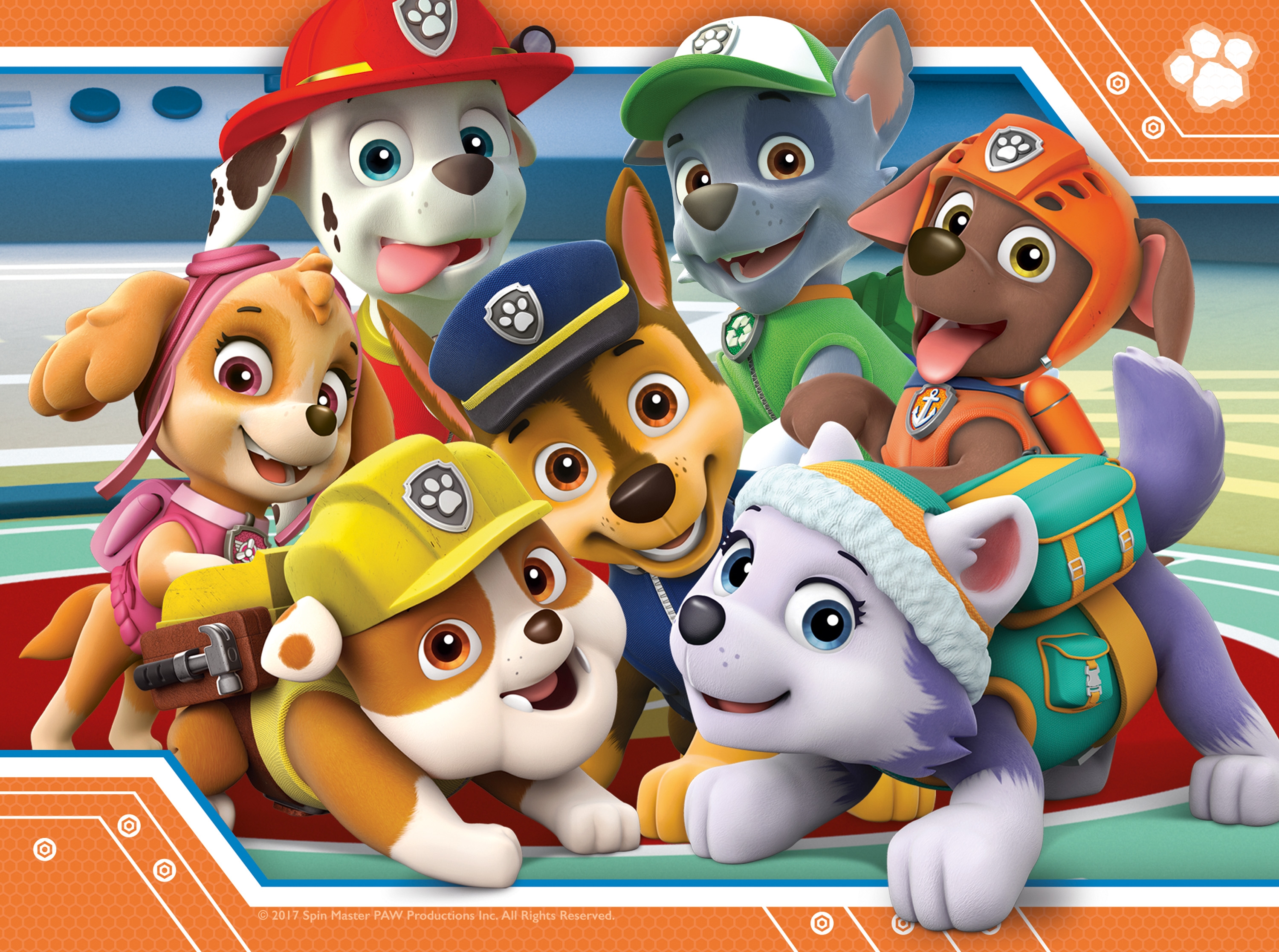 JIGSAW,4 in a Box,Paw Patrol (12,16,20,24)