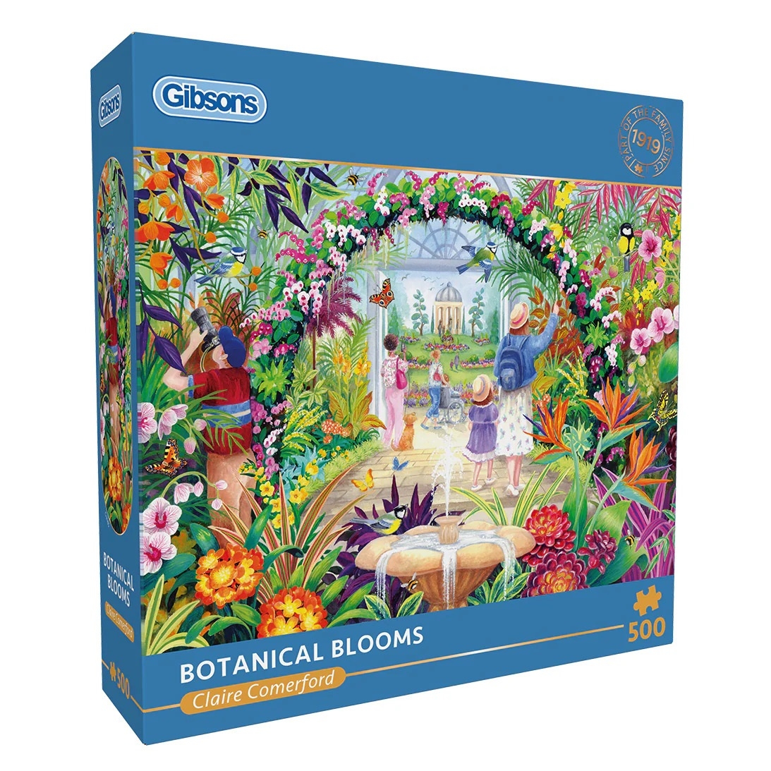 JIGSAW,500pc.Botanical Blooms (Gibson)