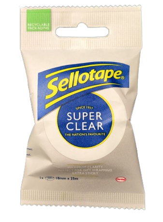 SELLOTAPE,Superclear Refill 18mmx25m I/cd [Splittable]