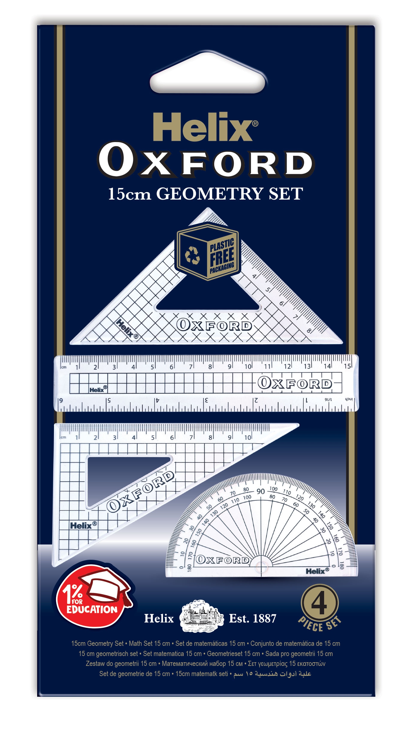 GEOMETRY SET, Helix Oxford 15cm [Splittable]