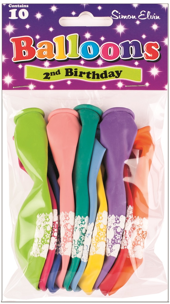 BALLOONS,2 Today 10`s [Packs Only]