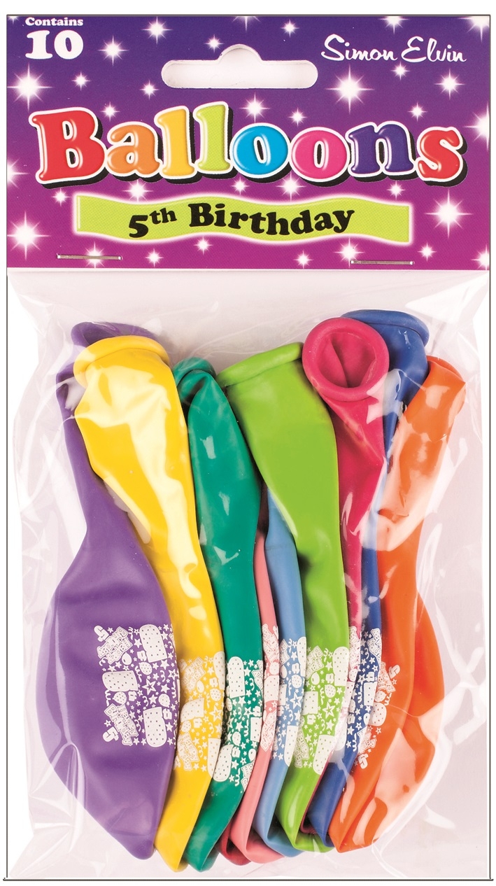BALLOONS,5 Today 10`s [Packs Only]