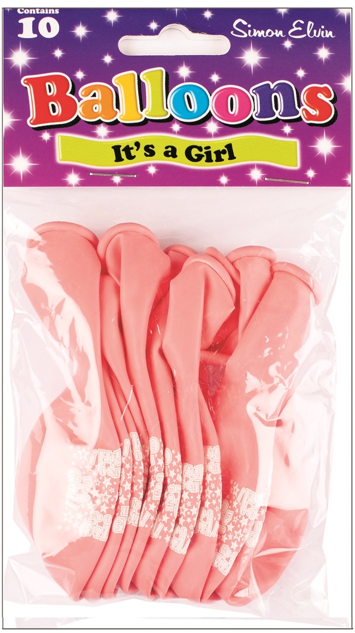 BALLOONS,It`s a Girl 10`s [Packs Only]