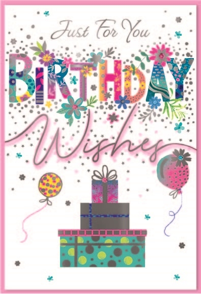 BIRTHDAY CARDS,6`s Presents & Balloons