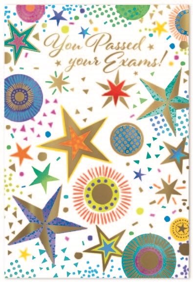 PASSED EXAM CARDS,6`s Circles & Stars