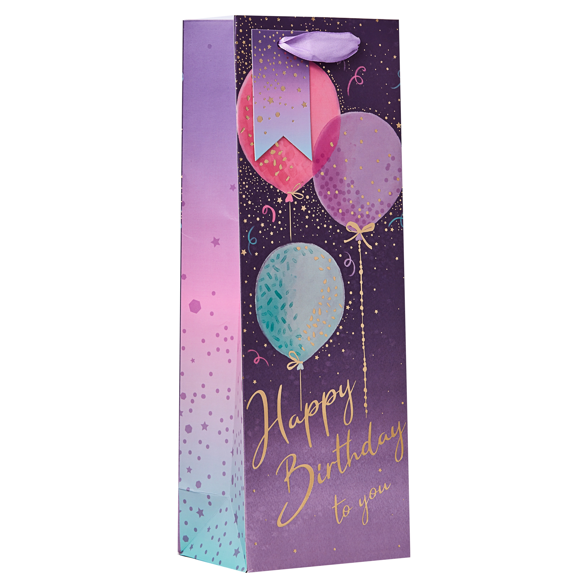 GIFT BAG,Happy Birthday Balloons (Bottle) [Packs Only]