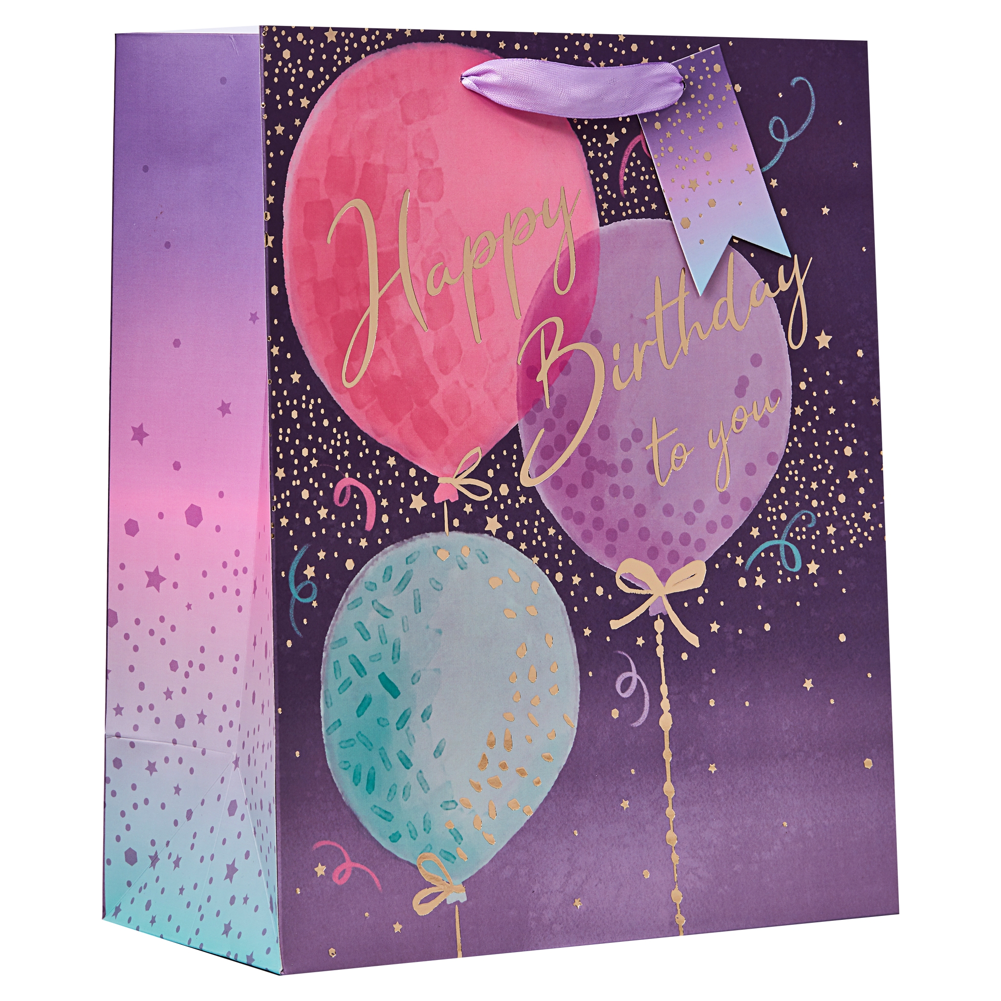 GIFT BAG,Happy Birthday Balloons (Large) [Packs Only]
