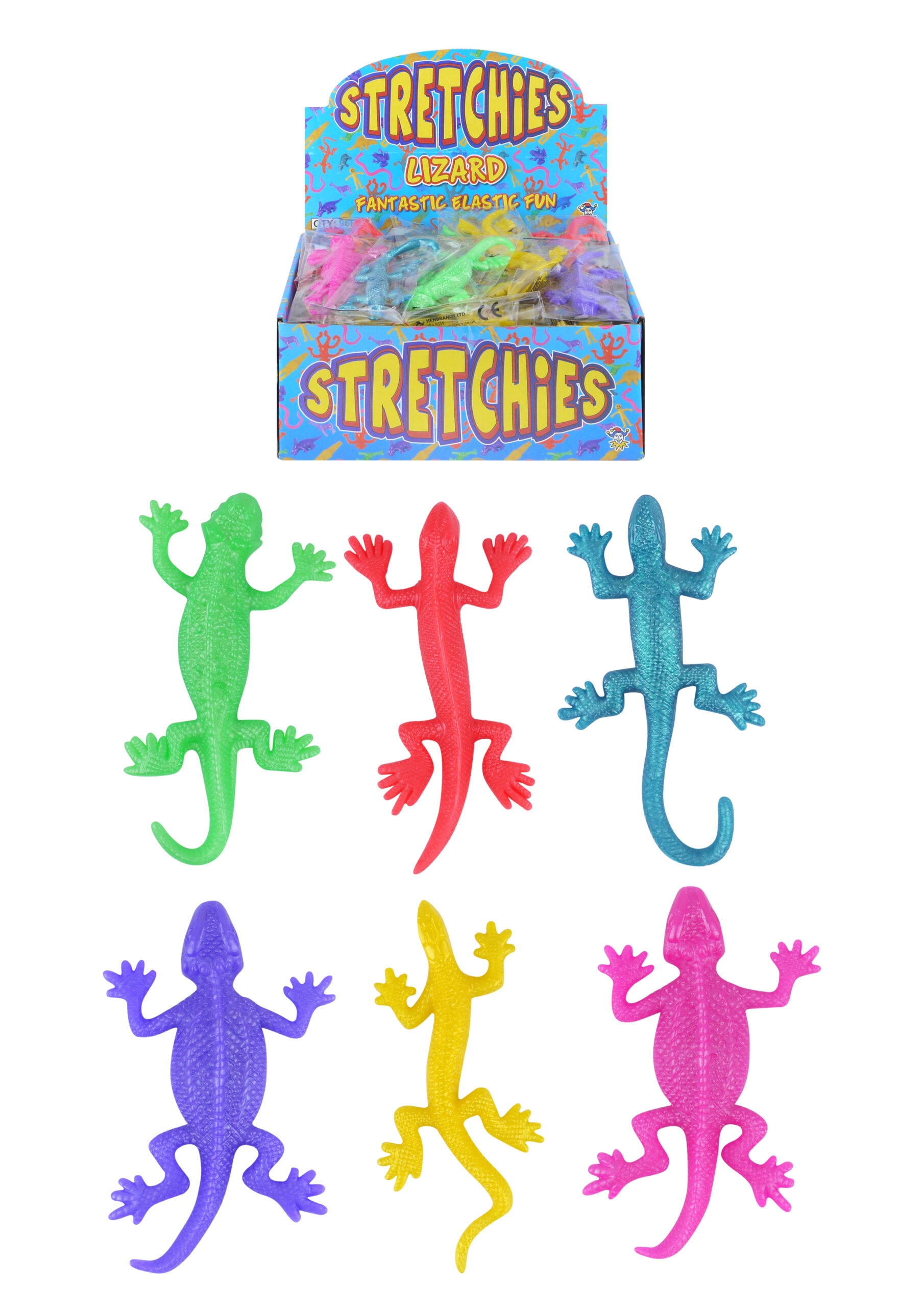 LIZARD,Stretch 11cm Asst.Cols [Packs Only]