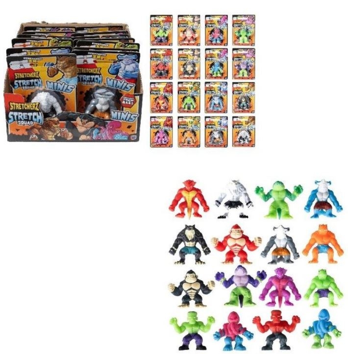 STRETCHERZ STRETCH SQUAD Minis Asst, I/cd CDU [Packs Only]