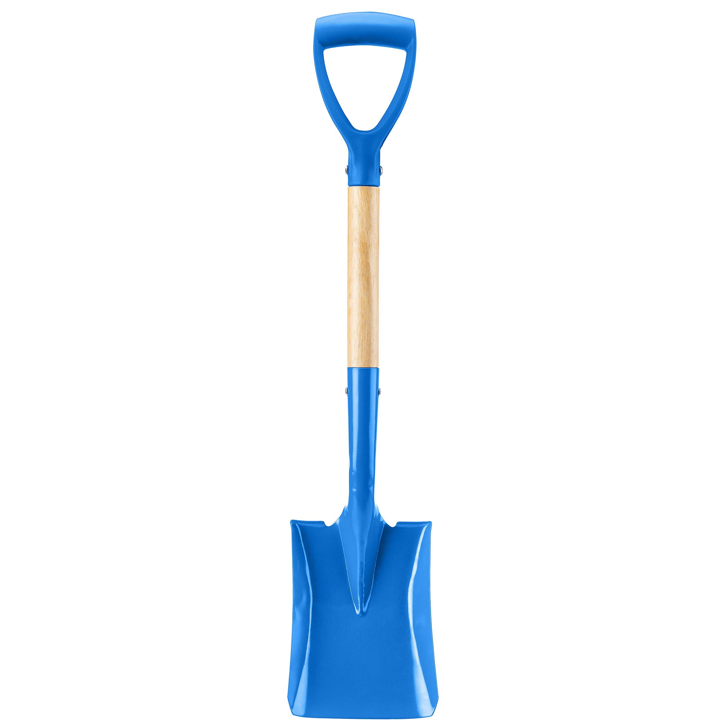 SPADE,Metal Head,Wooden Shaft Plastic Handle,29in 2 Asst Col [Splittable]