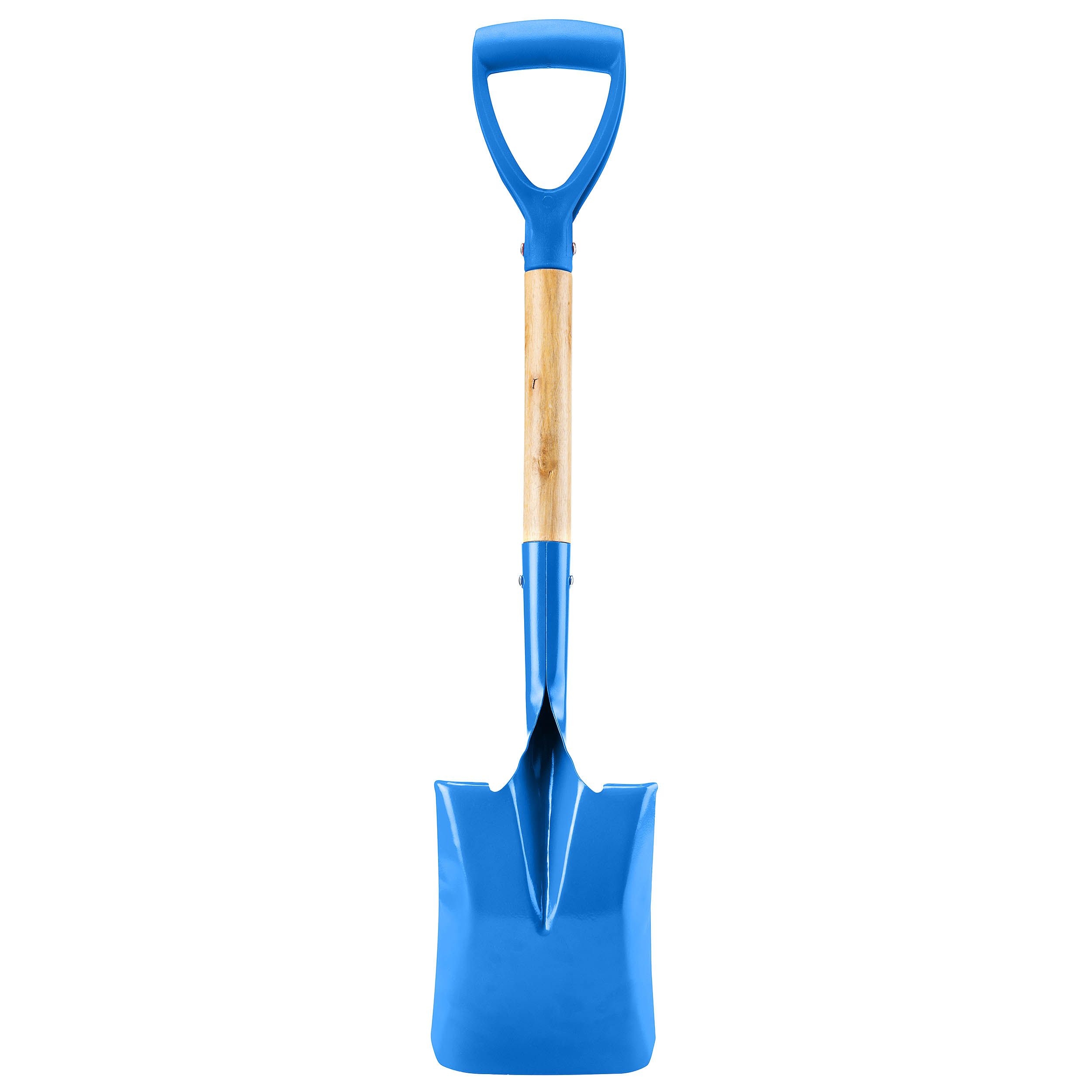 SPADE,Metal Head,Wooden Shaft Plastic Handle,29in 2 Asst Col [Splittable]