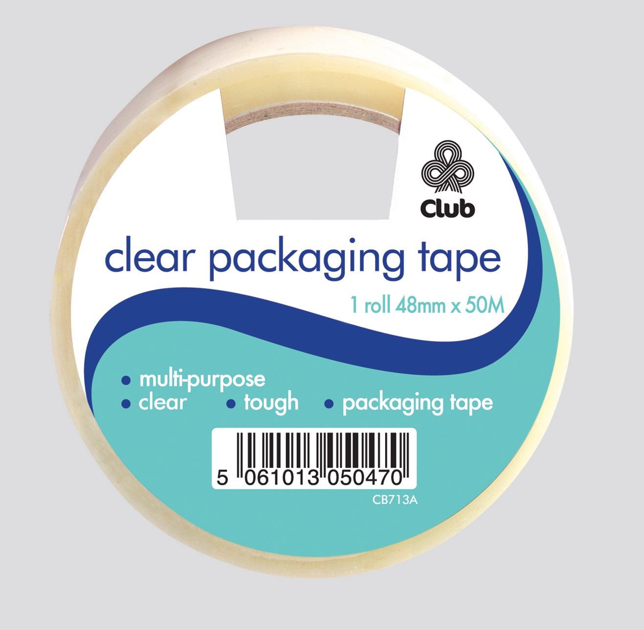 CLEAR TAPE,Poly/Prop 48x50 CDU (Club) [Packs Only]