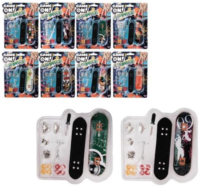 FINGER SKATEBOARD Flipsterz Game On, Mini Tools inc. I/cd [Splittable]
