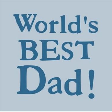 BIRTHDAY CARDS,Julie & Dodsworth, Worlds Best Dad 6`s