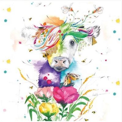 BLANK CARDS,6`s Love Lilly Cow