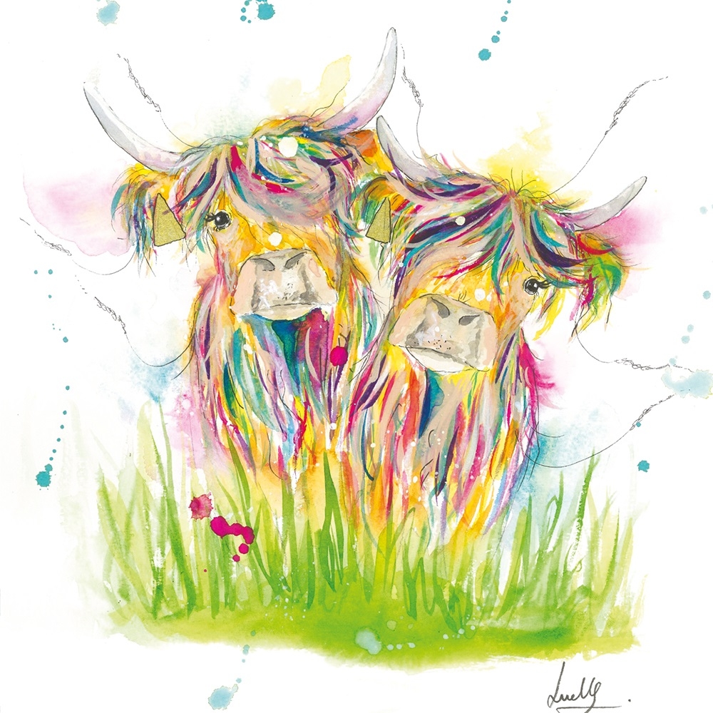 BLANK CARDS,6`s Love Lilly Cattle