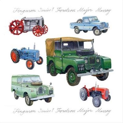 BLANK CARDS,6`s Richard Partis Landrovers