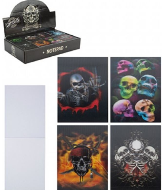 NOTEBOOK Lenticular Skulls 40 Page CDU [Packs Only]