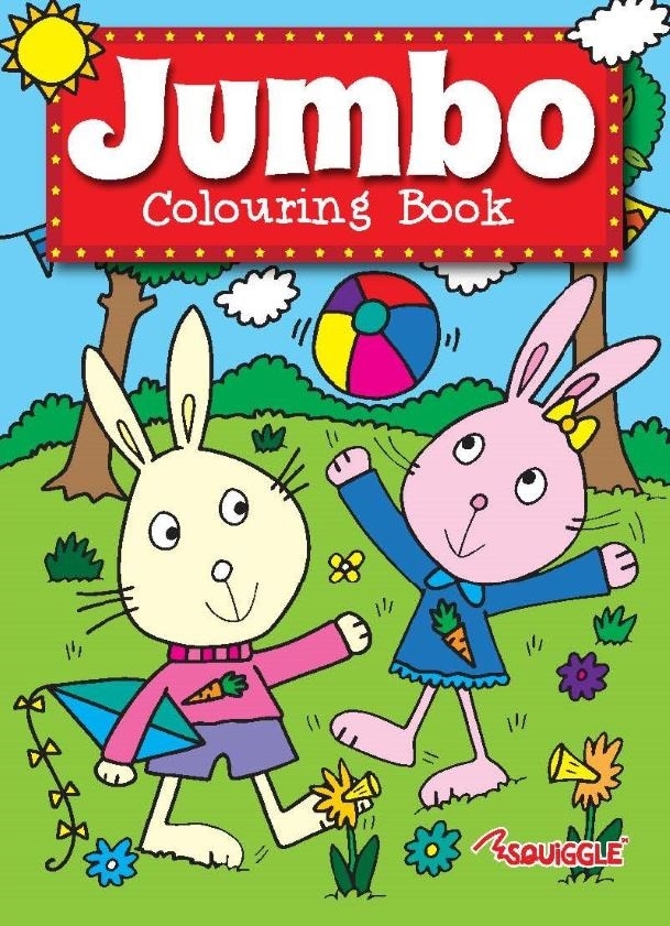 COLOURING BOOK,Jumbo 2 Assorted [Packs Only]