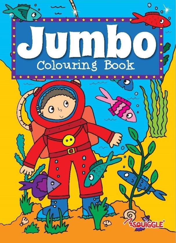 COLOURING BOOK,Jumbo 2 Assorted [Packs Only]