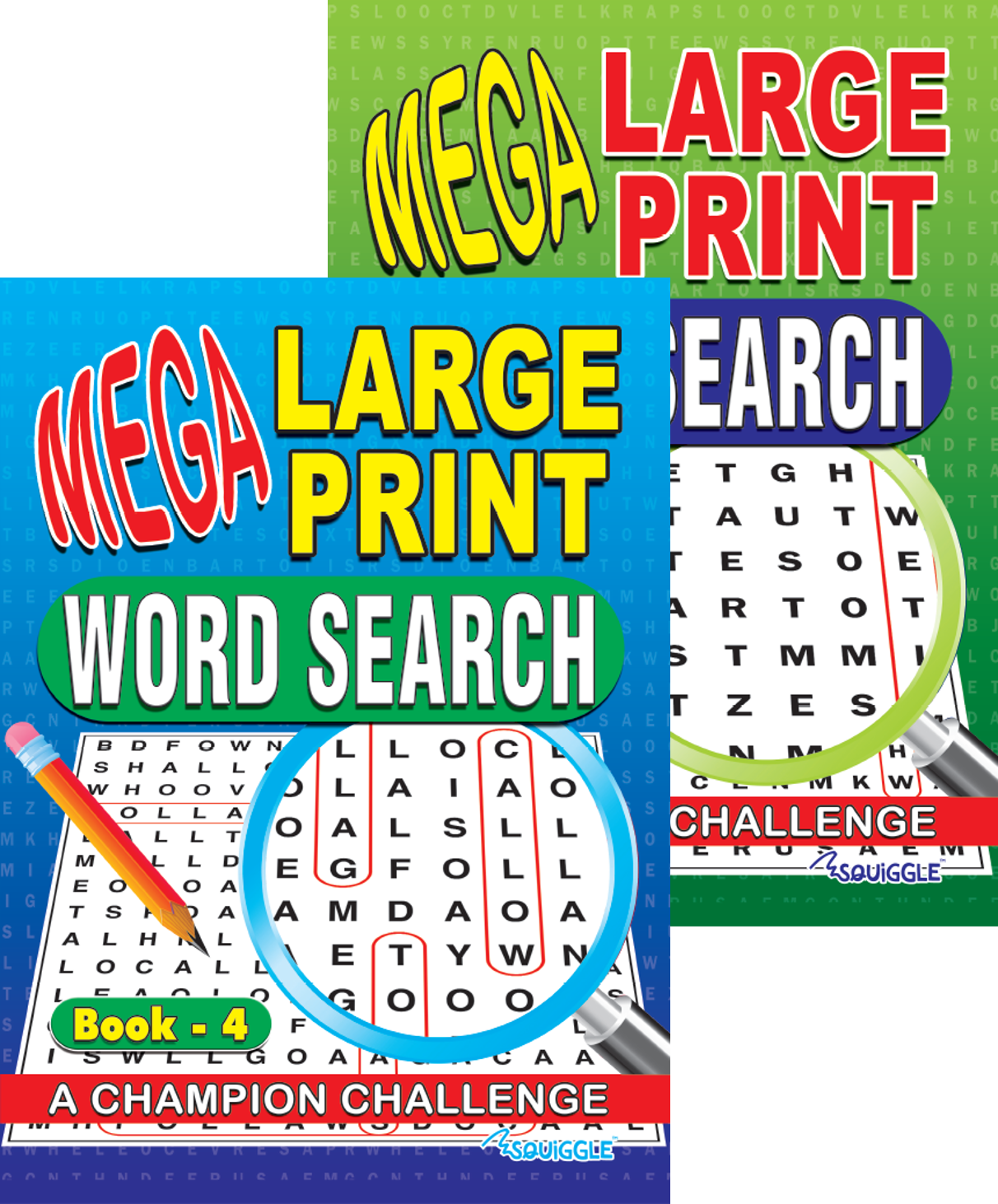 ACTIVITY BOOK,Wordsearch Mega Large Print Books 3 & 4 [Packs Only]
