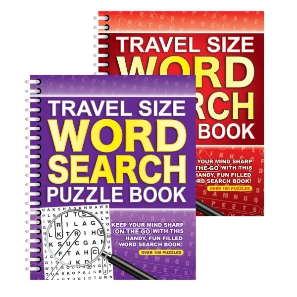 ACTIVITY BOOK,Wordsearch Travel Size T/wire Books 1 & 2 [Packs Only]