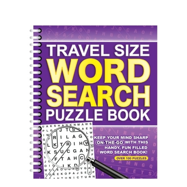 ACTIVITY BOOK,Wordsearch Travel Size T/wire Books 1 & 2 [Packs Only]