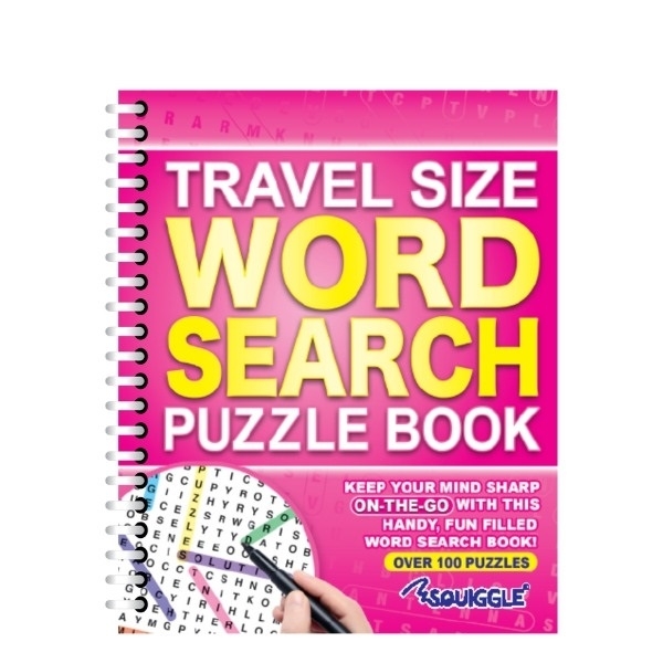 ACTIVITY BOOK,Wordsearch Travel Size T/wire Books 3 & 4 [Packs Only]