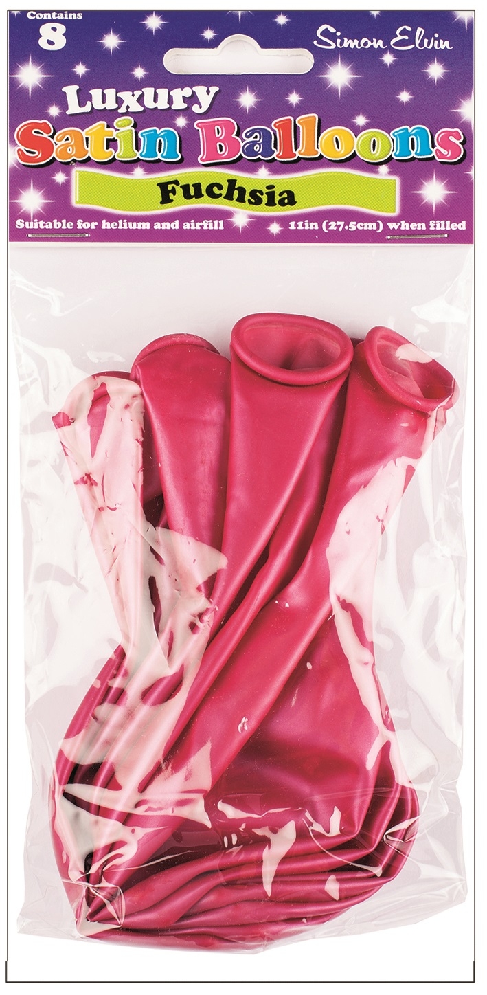 BALLOONS, Fuchsia Plain 11