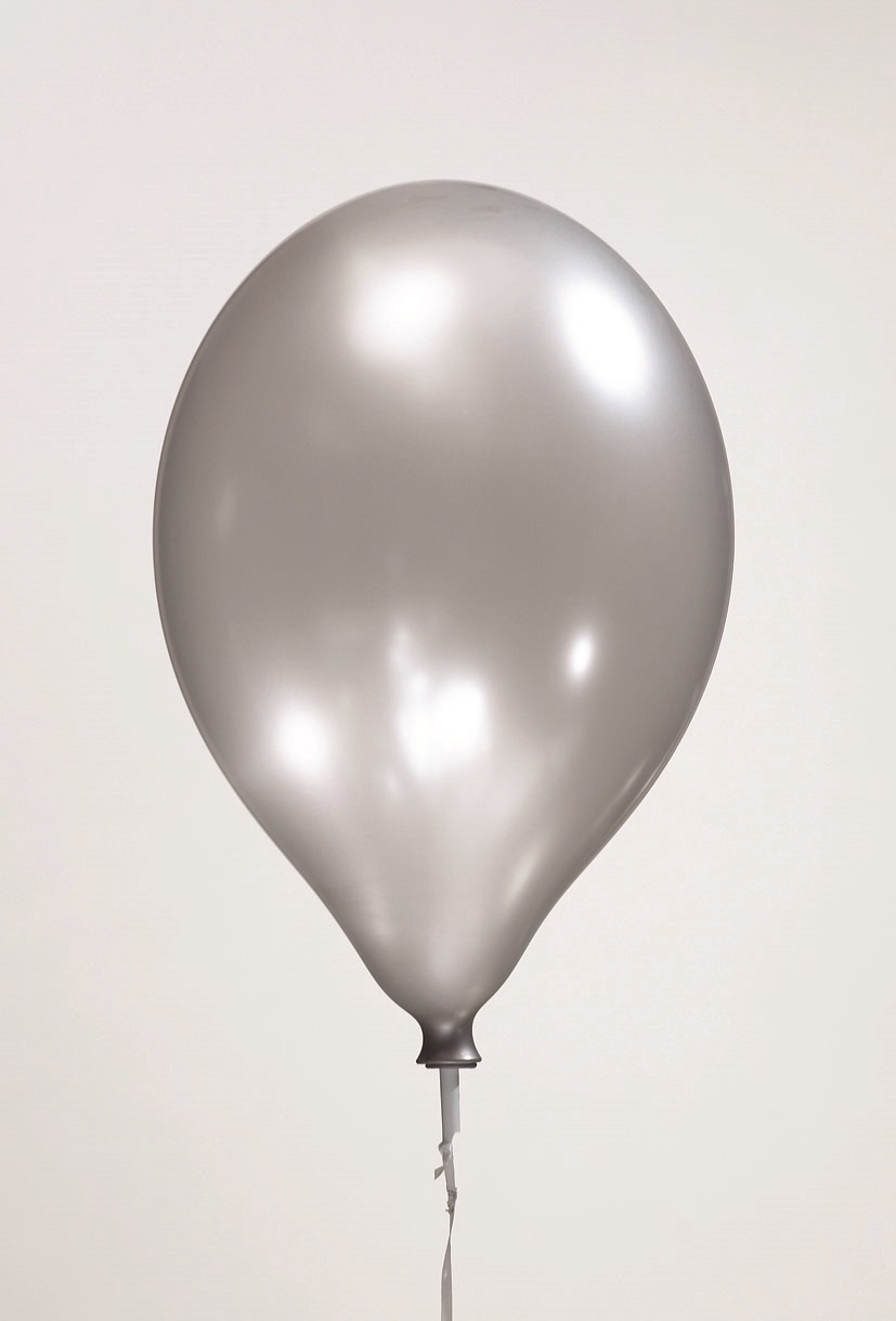 BALLOONS,Silver Plain 11
