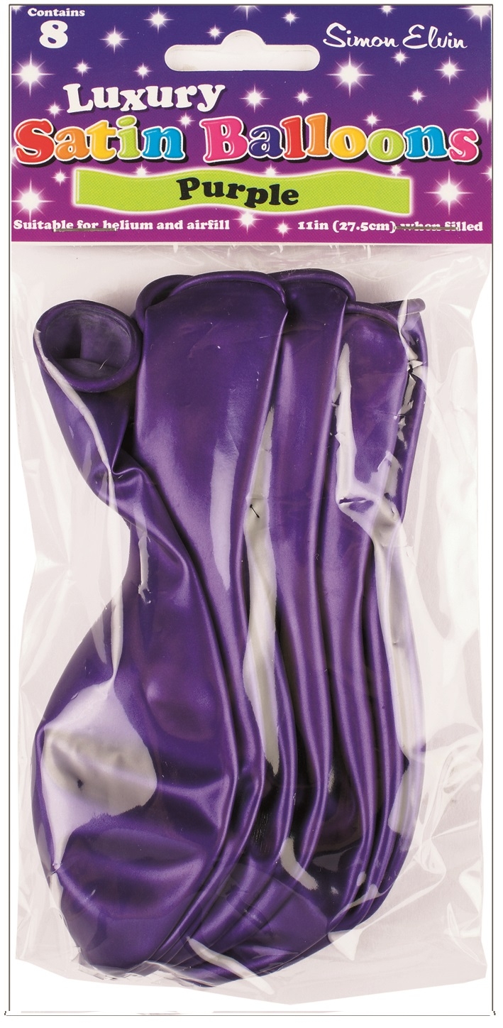 BALLOONS, Purple Plain 11