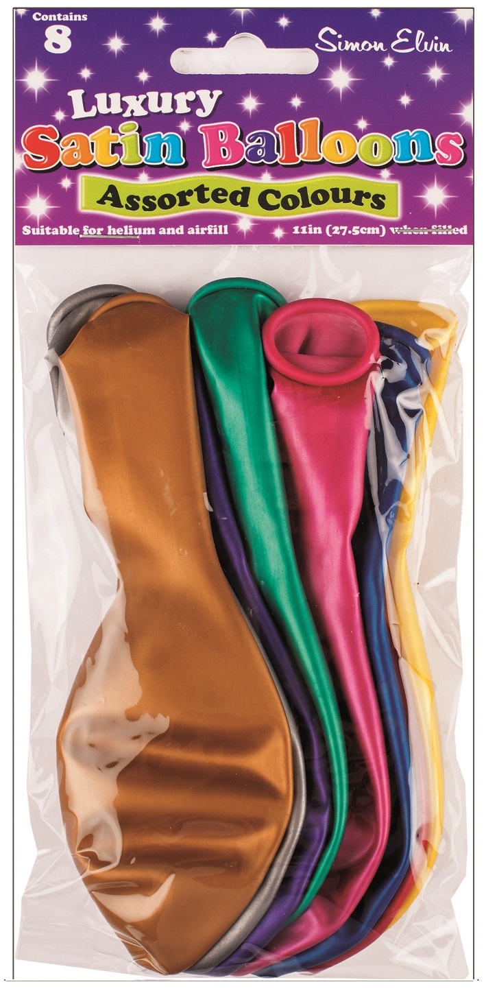 BALLOONS, Assorted Colours Plain 11