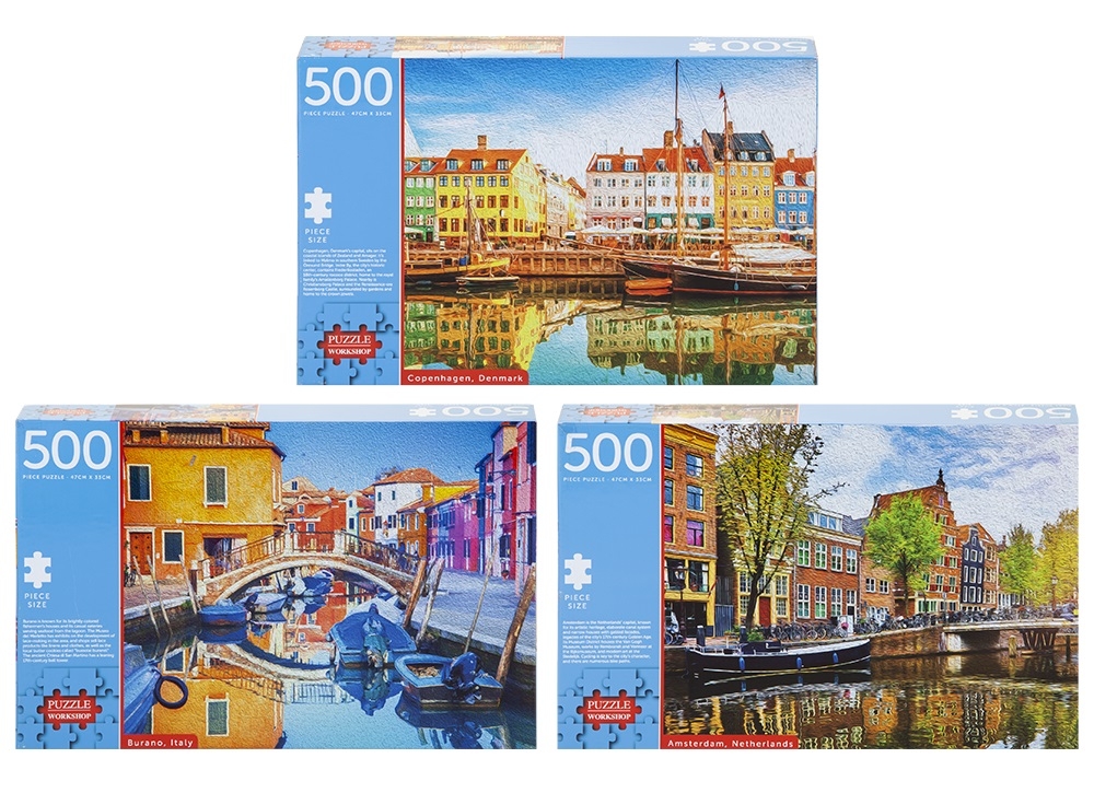 JIGSAW,500pc.Reflections 3 Assorted [Packs Only]