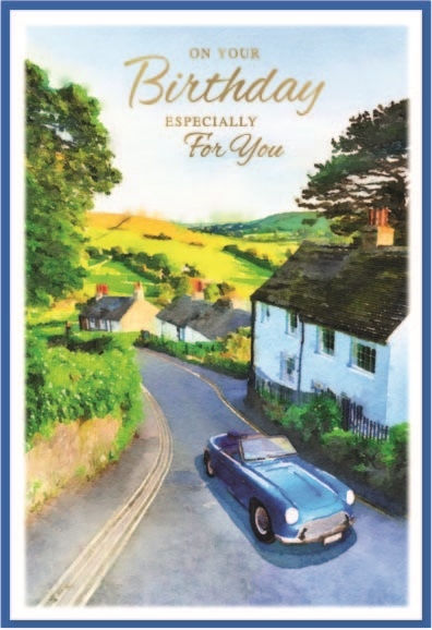 BIRTHDAY CARDS,Male 6`s Country Drive
