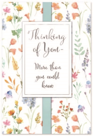 THINKING OF YOU CARDS,6`s Wild Flowers