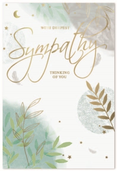 SYMPATHY CARDS,Assortment 72`s