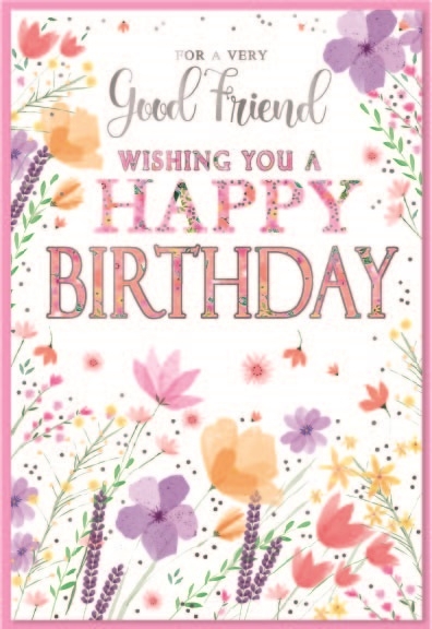 VERY GOOD FRIEND CARDS,Female 6`s Wild Flowers