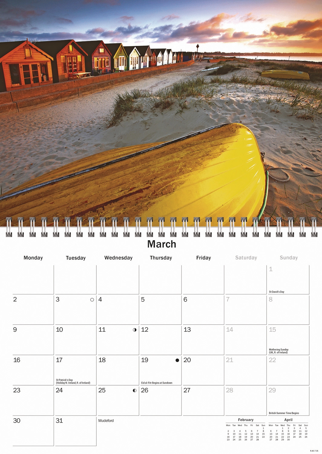 CALENDAR,A5,Dorset [Packs Only]