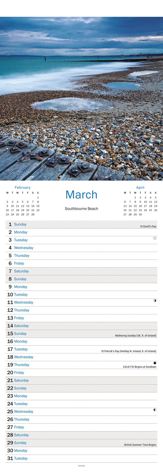 CALENDAR,Slim,Dorset [Packs Only]
