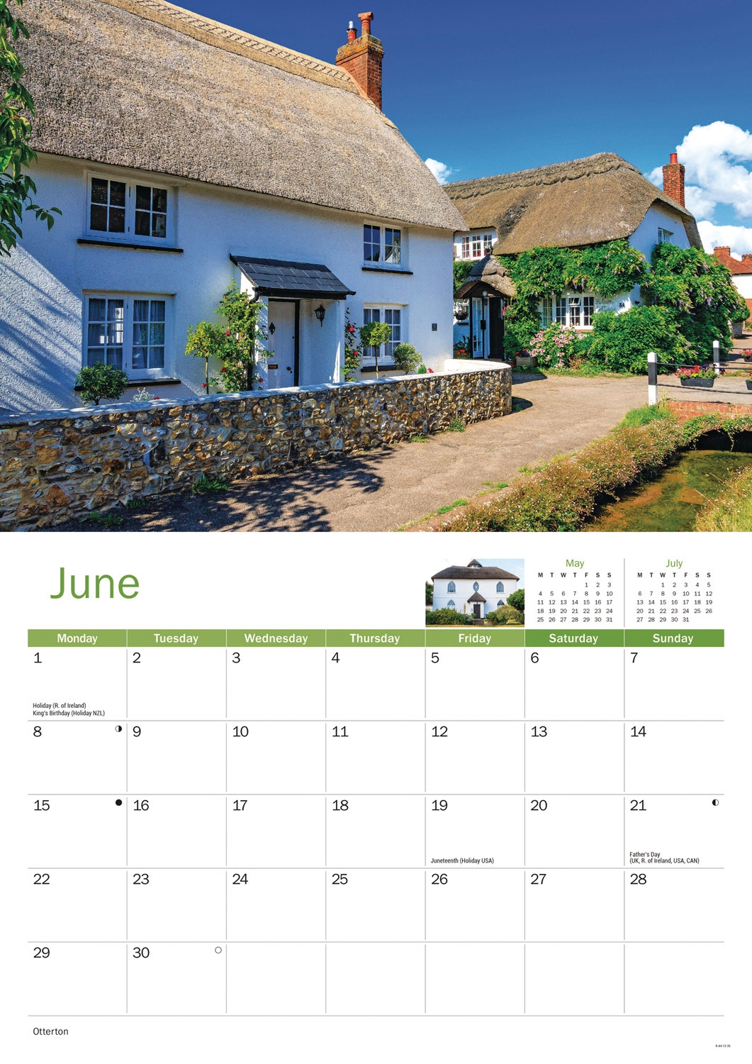 CALENDAR,A4,East Devon [Packs Only]