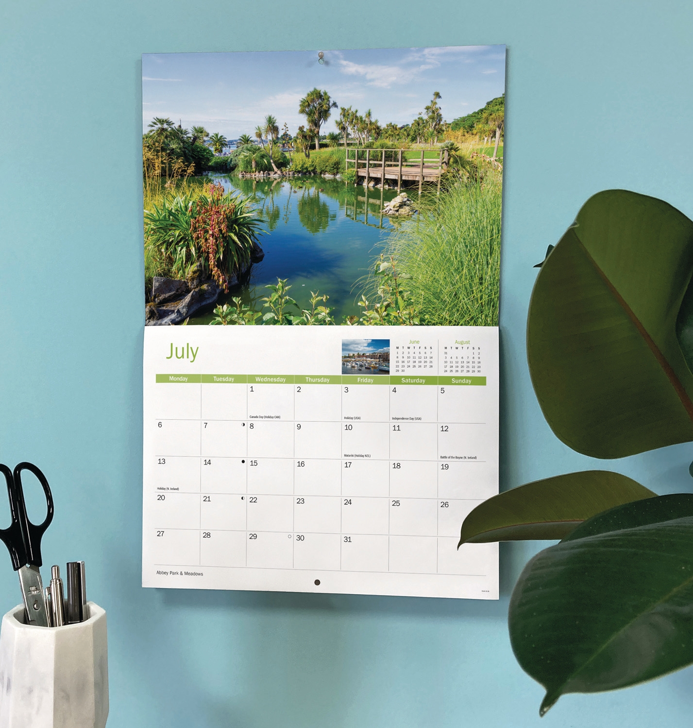 CALENDAR,A4,English Riviera [Packs Only]