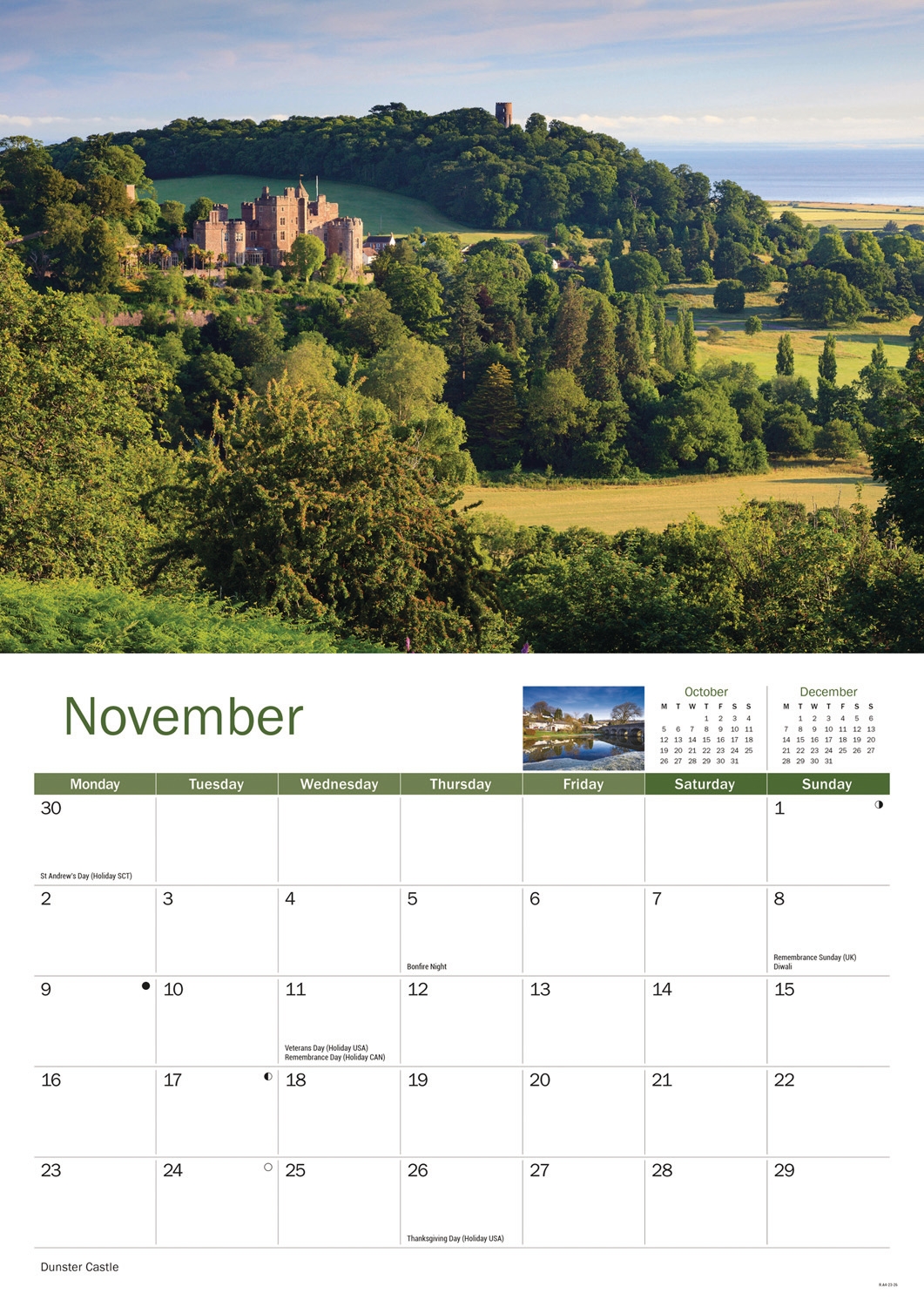 CALENDAR,A4,Exmoor [Packs Only]