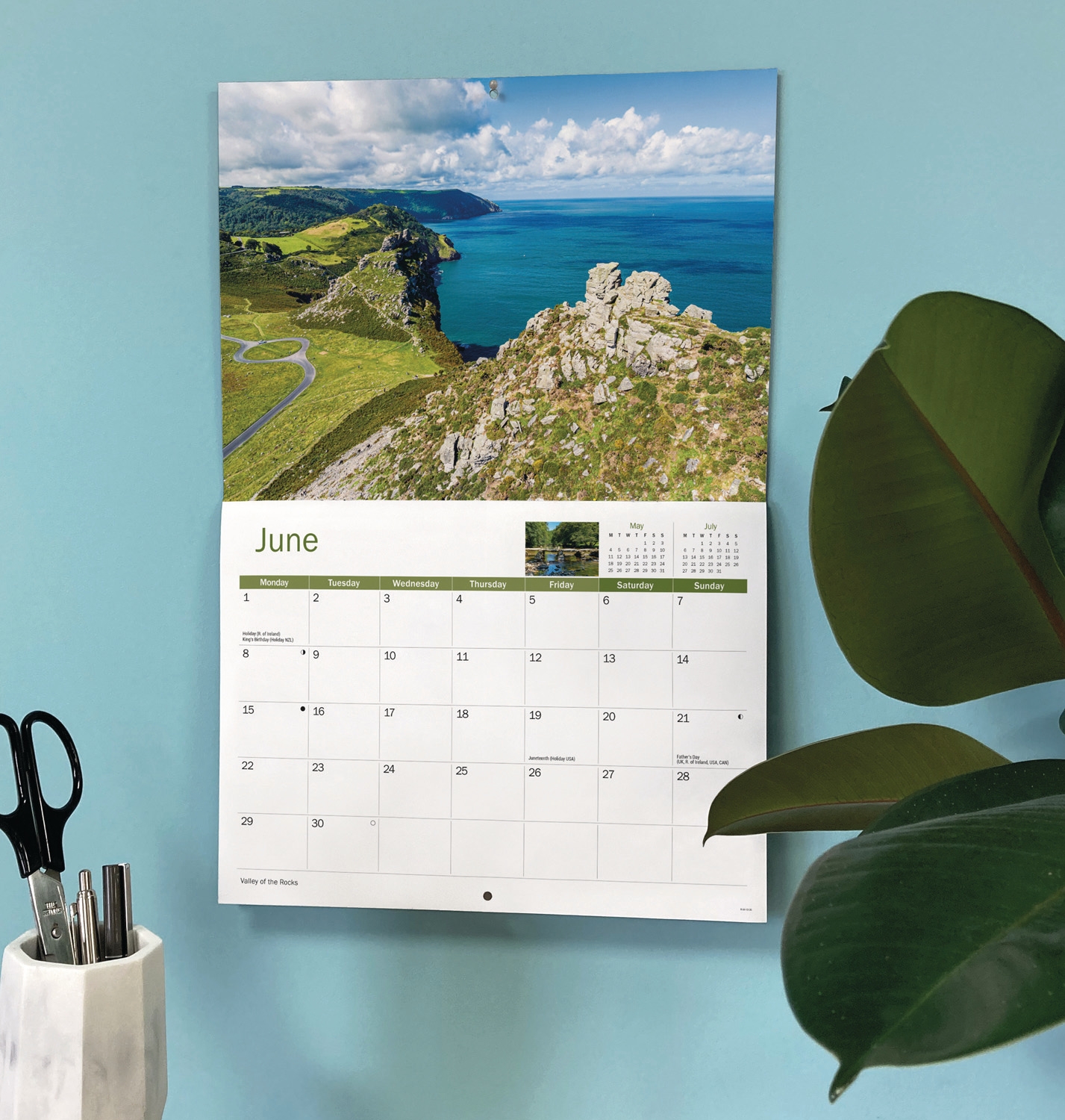 CALENDAR,A4,Exmoor [Packs Only]