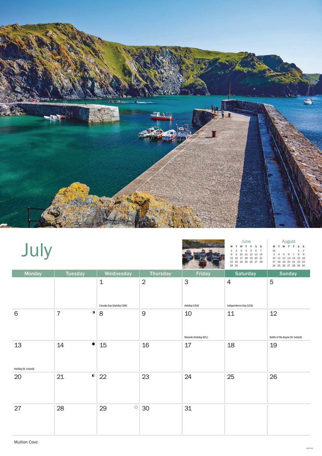CALENDAR,A4,Lizard Peninsula [Packs Only]